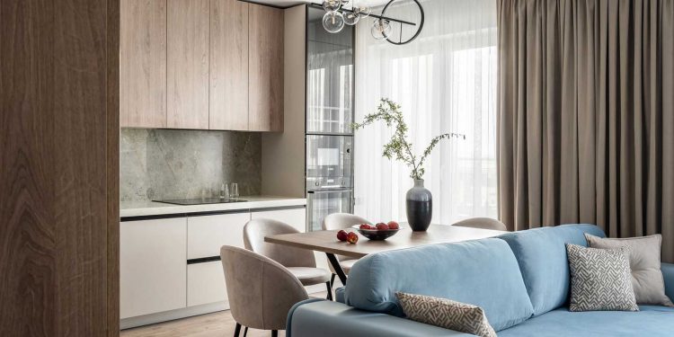 Férfi otthona modern, könnyed, mégis karakteres berendezéssel