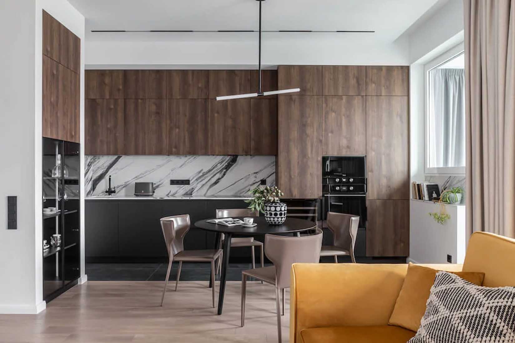 Modern, tágasra hangolt lakás berendezése, 83 m2 Modern, tágasra hangolt lakás berendezése, 83 m2