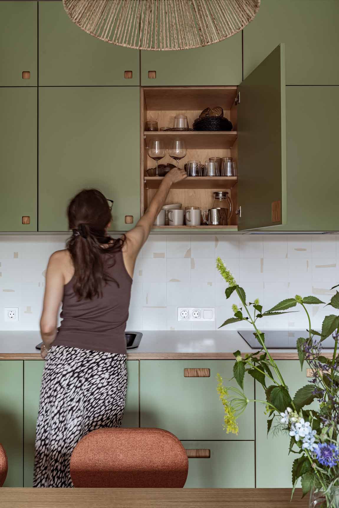 Színek és textúrák dinamikája háromszobás lakásban