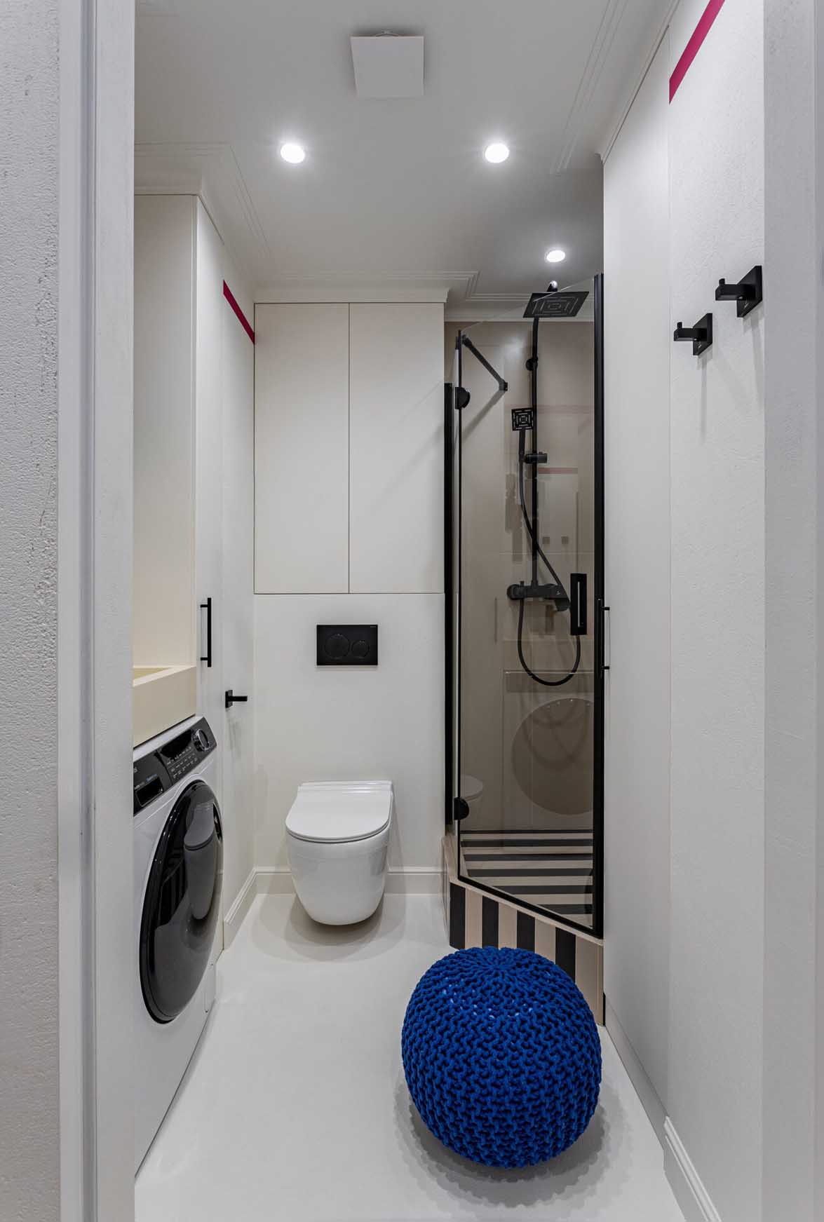 Mesteri térkihasználás és Pop-art elegancia 21 m2-en