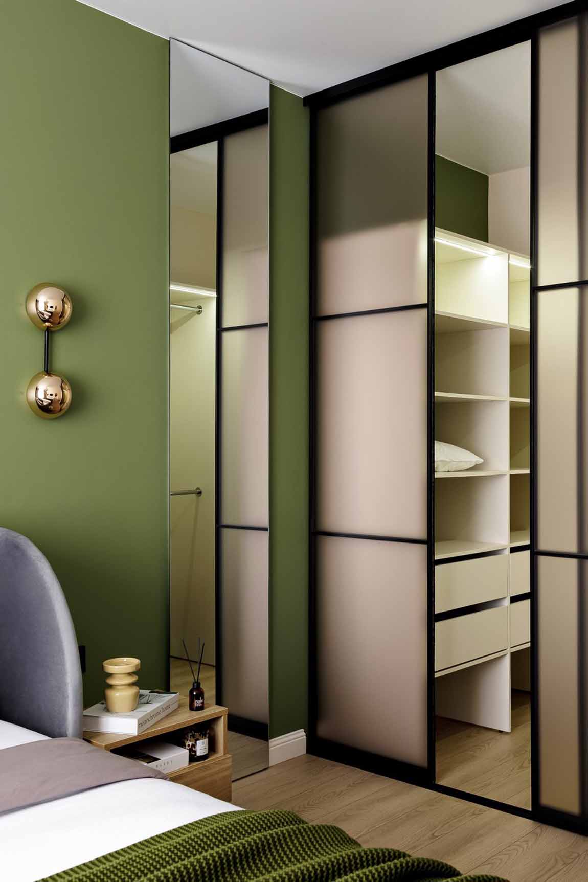 Természetes harmónia és modern világítás kétszobás lakásban Természetes harmónia és modern világítás kétszobás lakásban