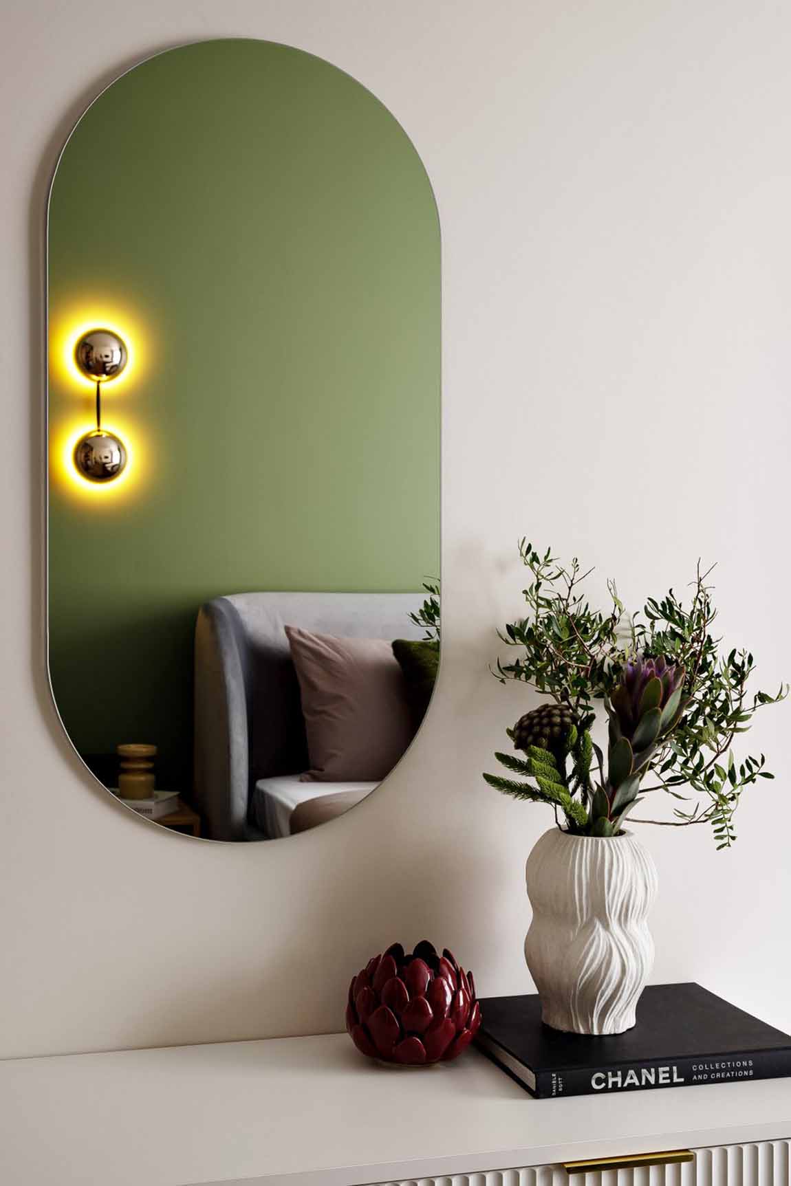 Természetes harmónia és modern világítás kétszobás lakásban Természetes harmónia és modern világítás kétszobás lakásban