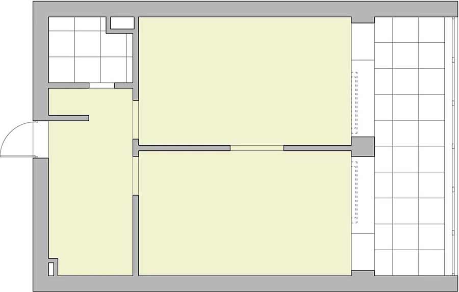 Trópusi ihletésű menedék: 49 m2-res lakás Trópusi ihletésű menedék: 49 m2-res lakás