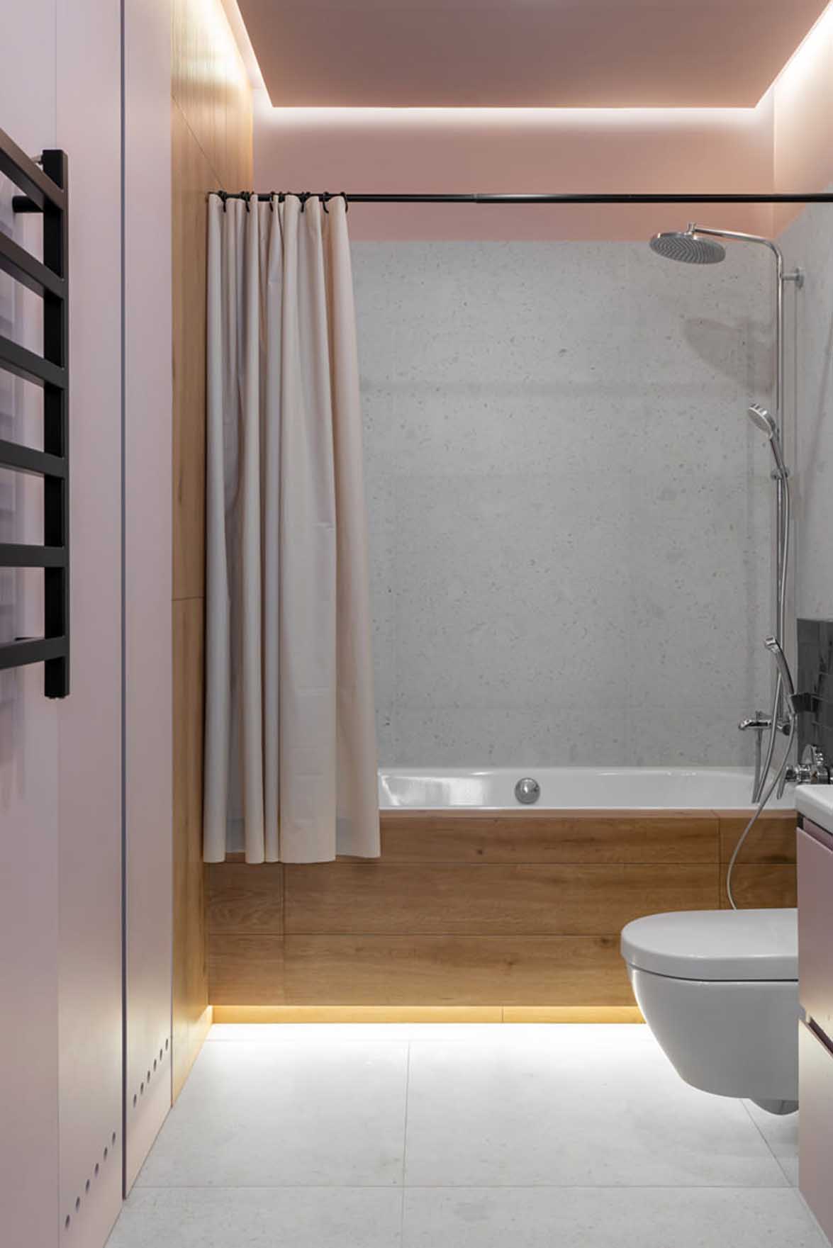 Pasztell színek, növények, terrazzo minta üde enteriőrben