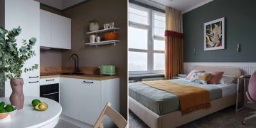 Színek harmóniája, franciás részletek és kreatív térszervezés