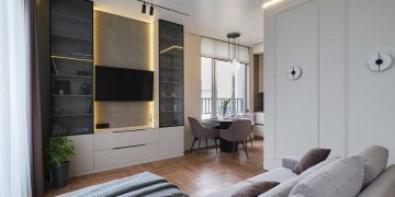 Univerzális, mégis karakteres enteriőr felújított lakásban