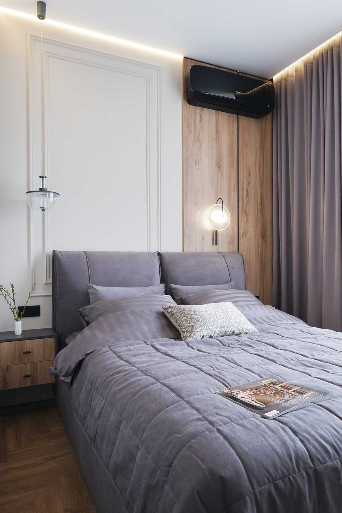 Univerzális, mégis karakteres enteriőr felújított lakásban