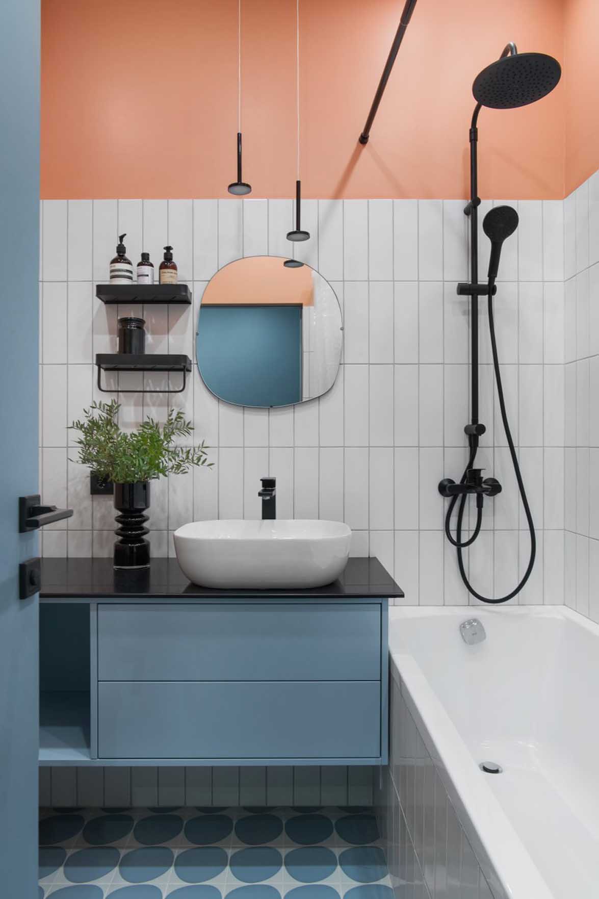 Századközepi modern megoldások 39 négyzetméteren