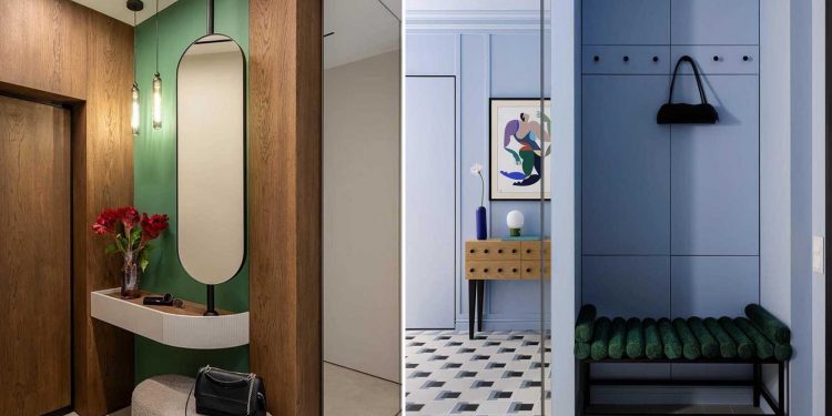 7 inspiráló lakás, ahol a színes előszoba adja meg az alaphangulatot