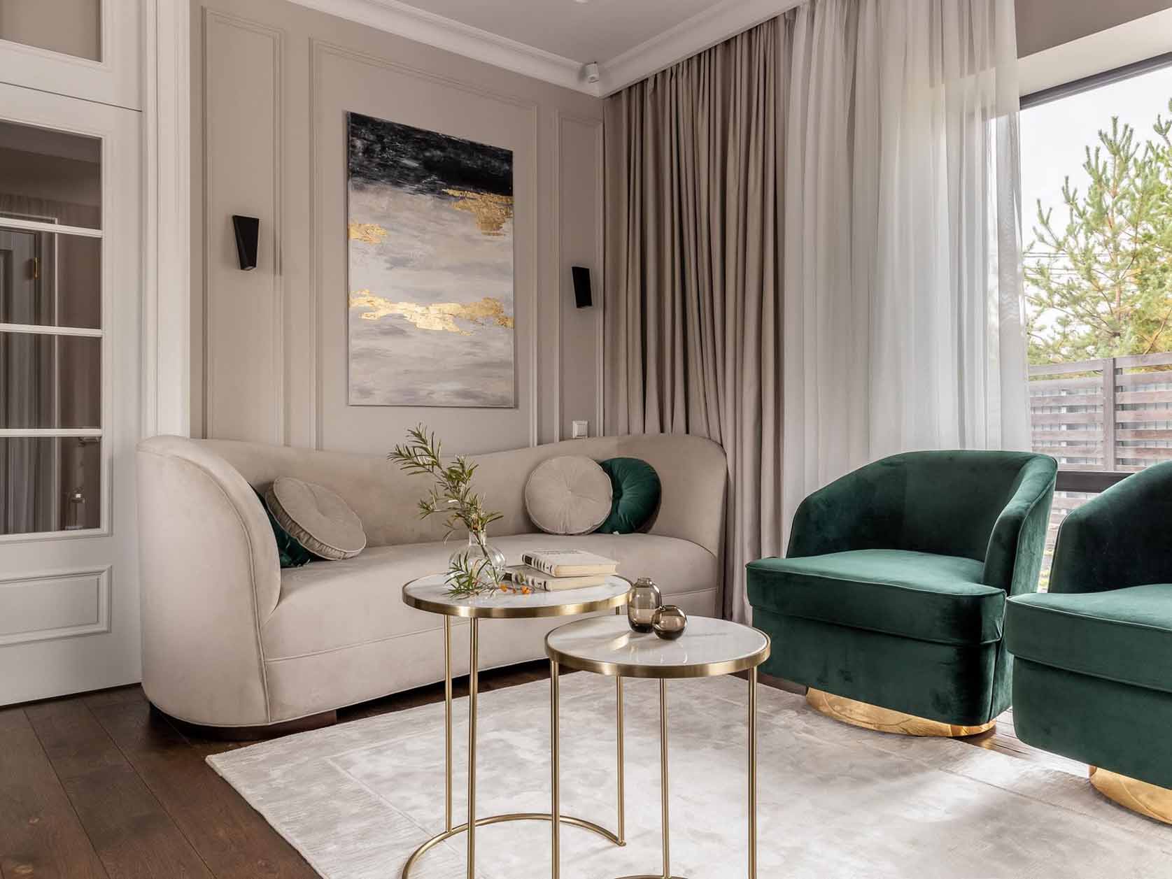 Ház angol és amerikai enteriőrök inspirálta berendezéssel Ház angol és amerikai enteriőrök inspirálta berendezéssel