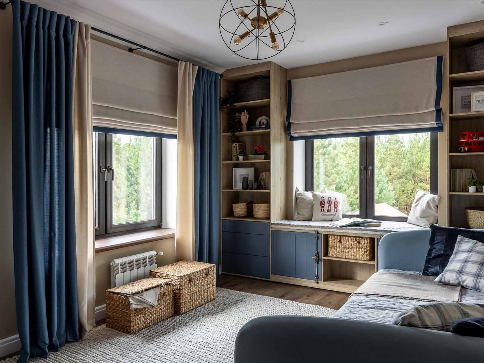 Ház angol és amerikai enteriőrök inspirálta berendezéssel Ház angol és amerikai enteriőrök inspirálta berendezéssel