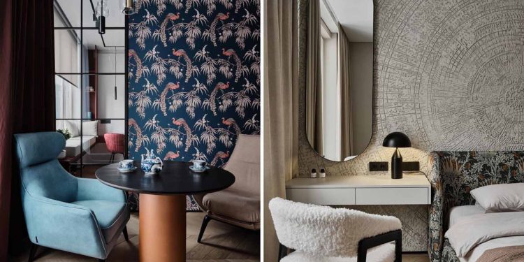 Házaspár eklektikus otthona: ívek, színek és rejtett funkciók