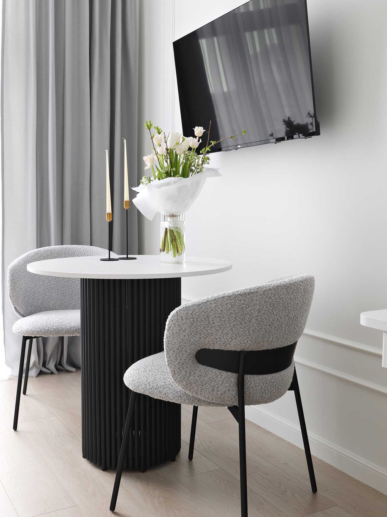 Elegáns és élhető, párizsi hangulatú otthon, 35 m2-es kislakás Elegáns és élhető, párizsi hangulatú otthon, 35 m2-es kislakás