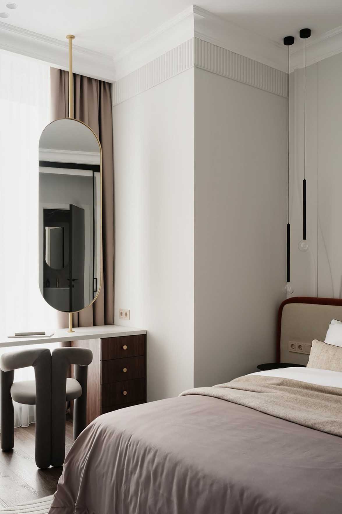 Fehér és bézs stílusosan: 62 m2-es otthon biokandallóval