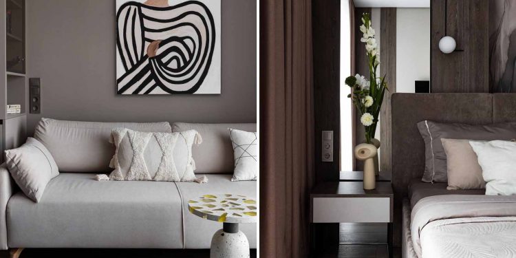 Monokróm otthon japandi elemekkel