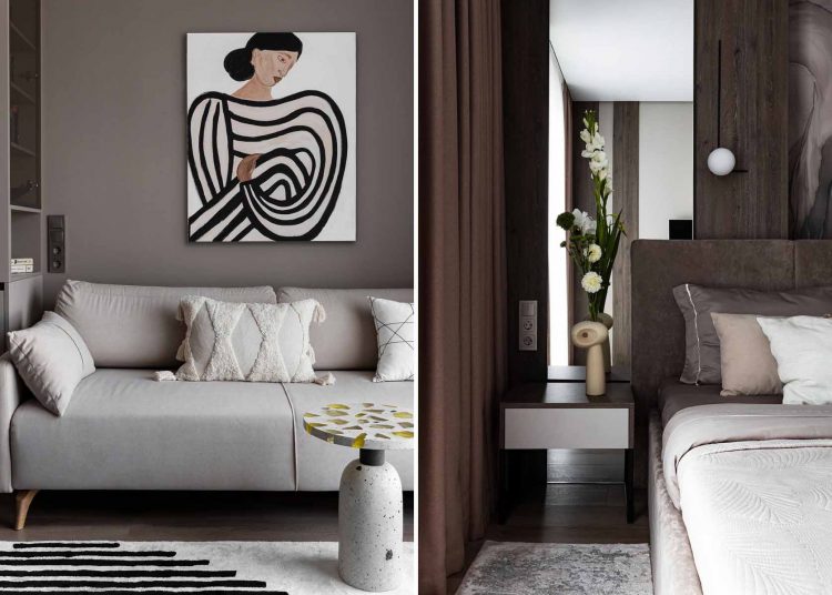 Monokróm otthon japandi elemekkel