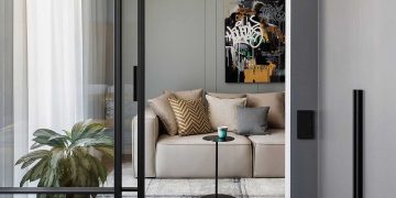 Hölgy otthona egy modern legénylakás hangulatával 40 m2-en