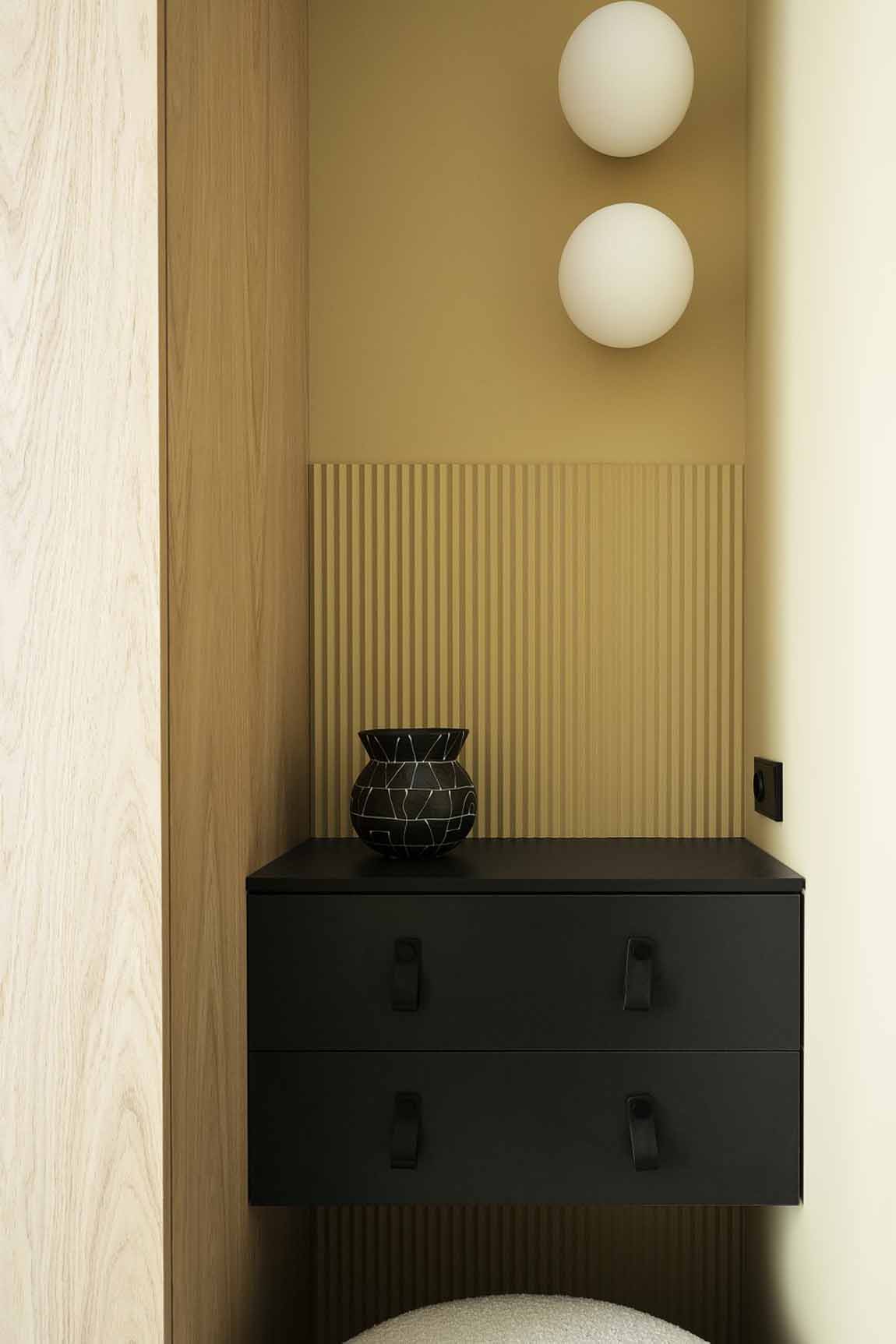 Kényelmes és modern enteriőr kétszobás lakásban Kényelmes és modern enteriőr kétszobás lakásban