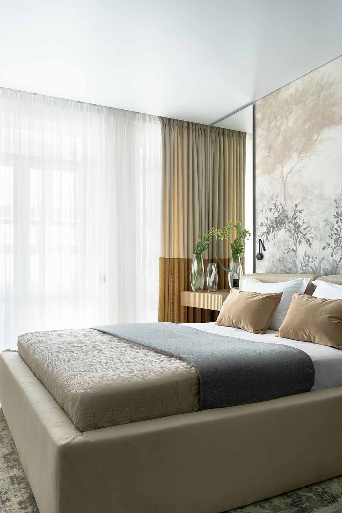 Kényelmes és modern enteriőr kétszobás lakásban Kényelmes és modern enteriőr kétszobás lakásban