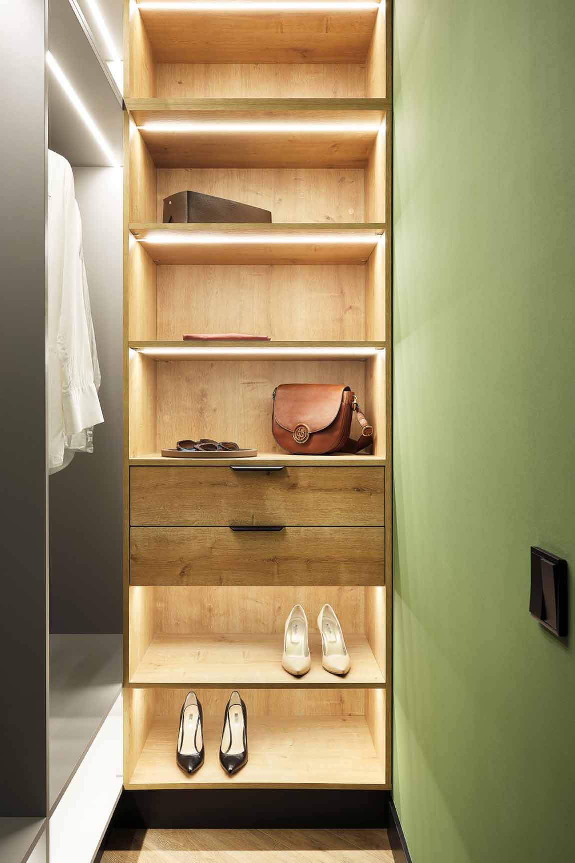 Kényelmes és modern enteriőr kétszobás lakásban Kényelmes és modern enteriőr kétszobás lakásban