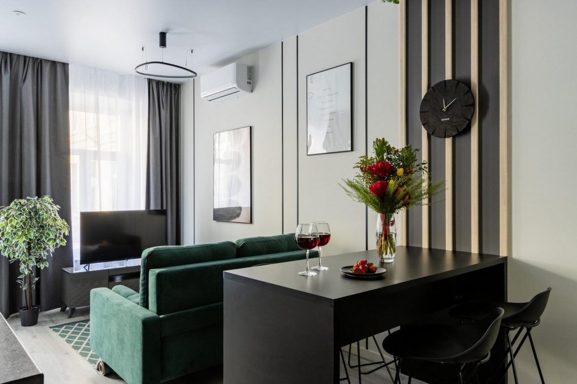 Kislakás modern felújítása régi bérházban