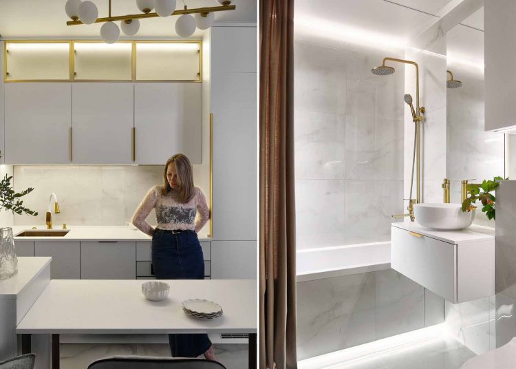 Légies és könnyed összhatás, okos térszervezés kis alapterületen