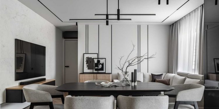 Letisztult, harmonikus otthon, minimalista stílus 77 m2