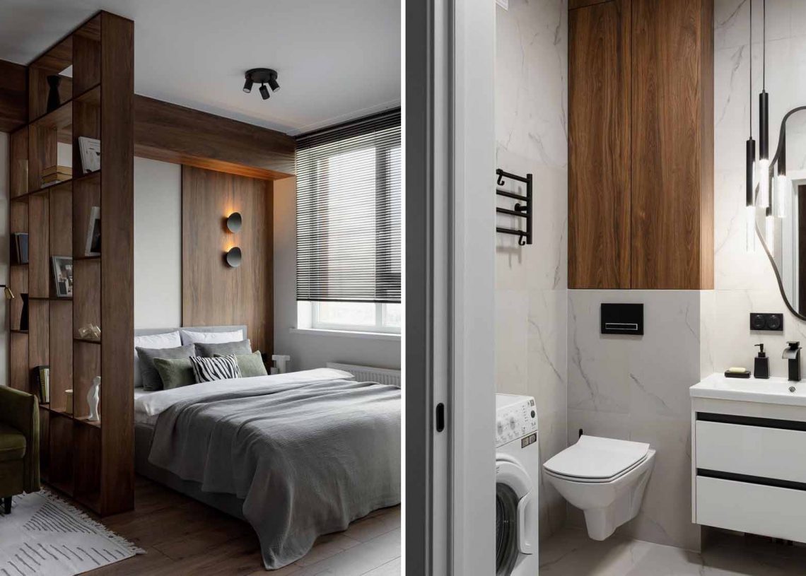 Minimális költségkerettel berendezett kis lakás