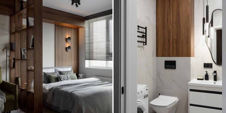 Minimális költségkerettel berendezett kis lakás