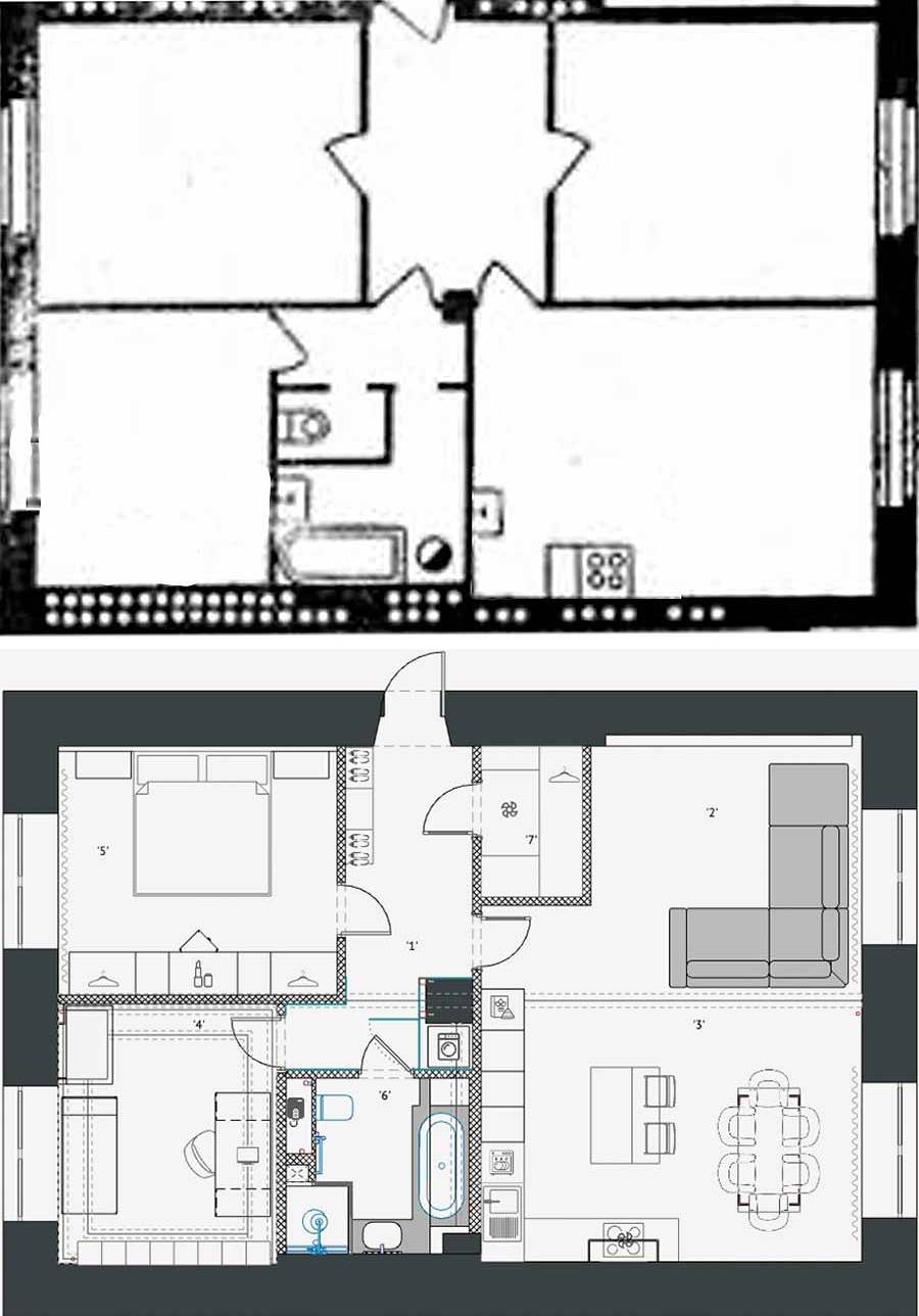 Fém elemek és klasszikus részletek, konyhasziget, modern bútorok Fém elemek és klasszikus részletek, konyhasziget, modern bútorok