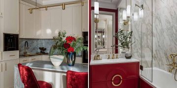 Modern klasszikus berendezés 56 m2-es lakásban