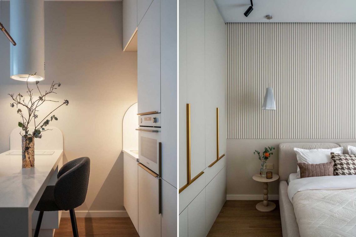 Ötletadó megoldások egy kislakás felújítás projektből