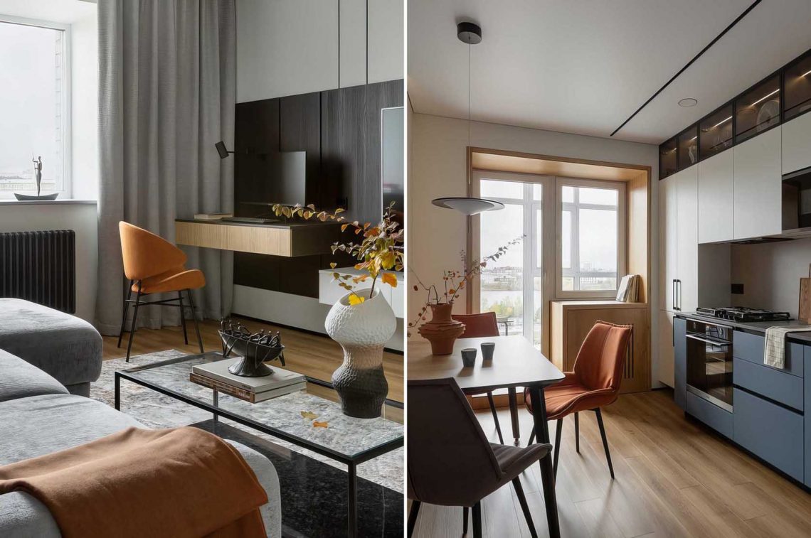 Otthonos minimalizmus 64 m2-en