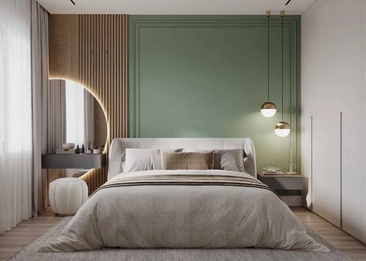 Stílusosan karakteres hálószoba díszlécekkel