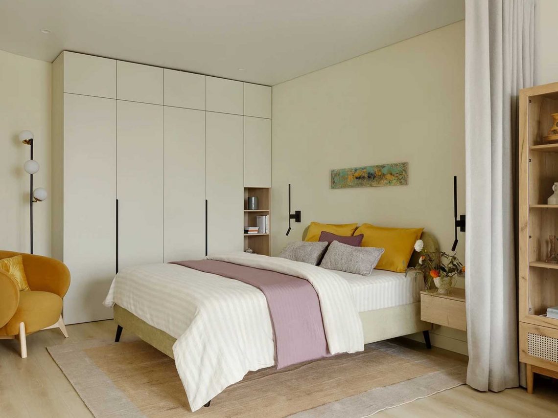 Szellős térszervezés és természetes színek 60 m2-en