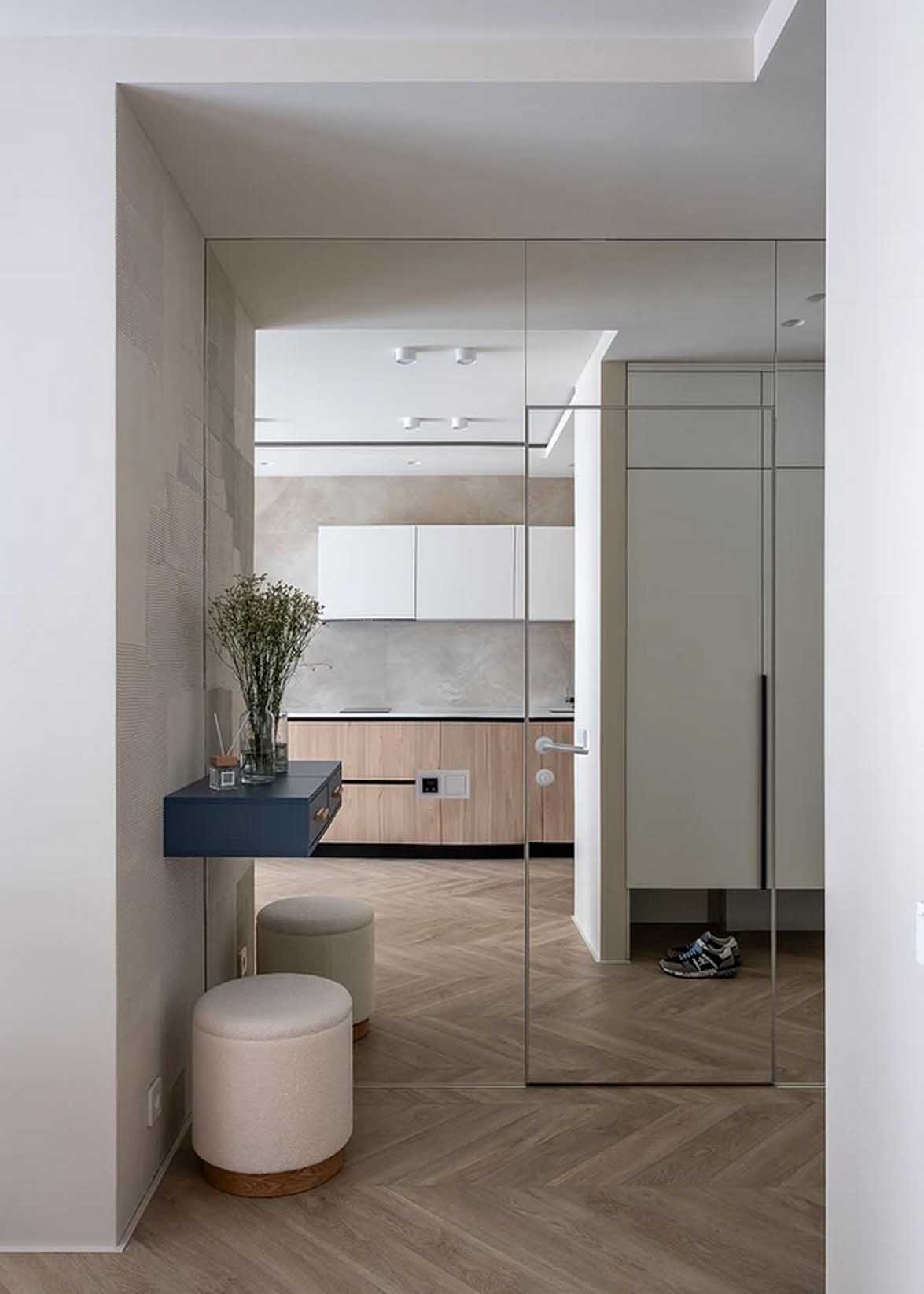 Trendi nyugalom és átgondolt funkcionalitás 35 m2-en Trendi nyugalom és átgondolt funkcionalitás 35 m2-en