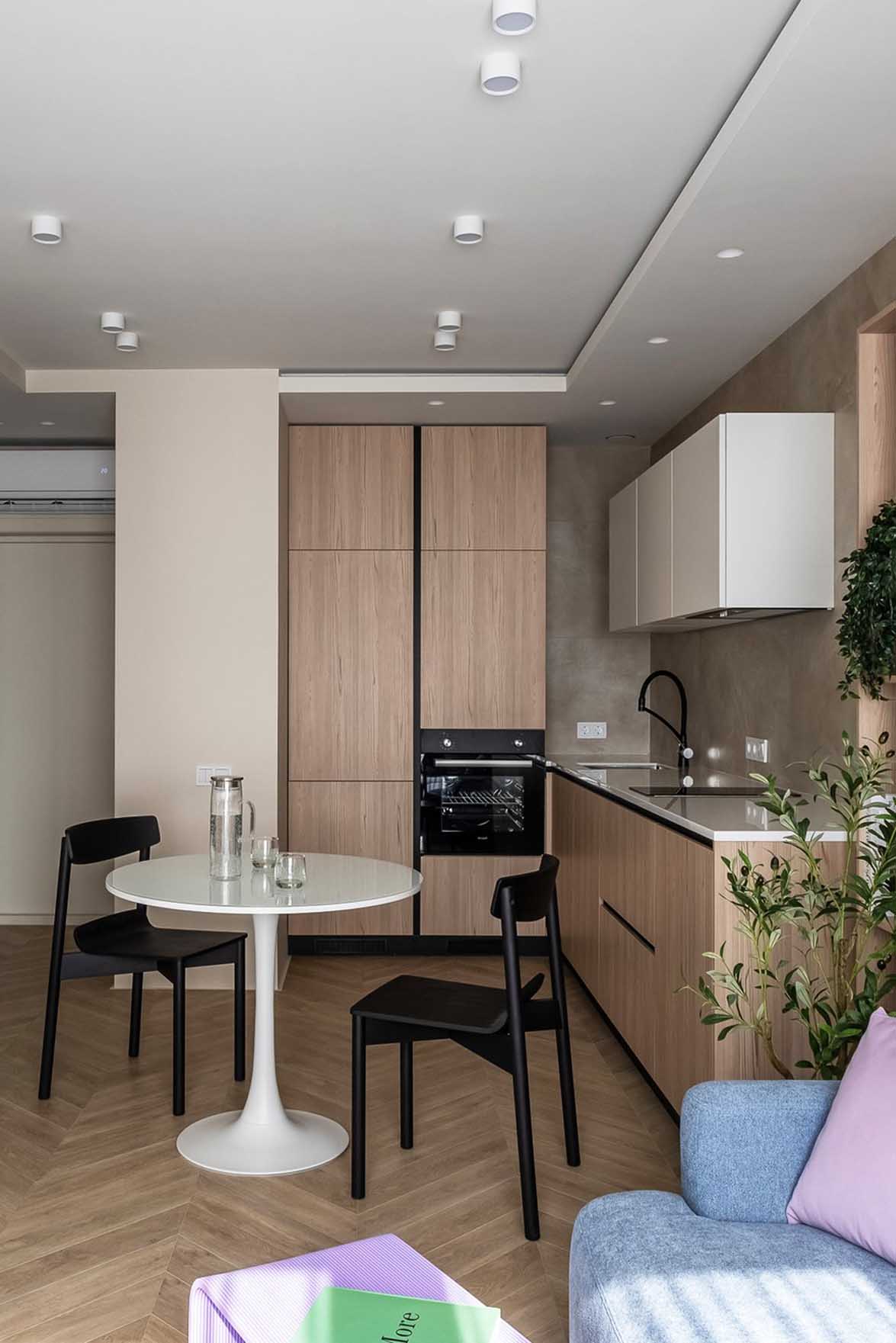 Trendi nyugalom és átgondolt funkcionalitás 35 m2-en Trendi nyugalom és átgondolt funkcionalitás 35 m2-en