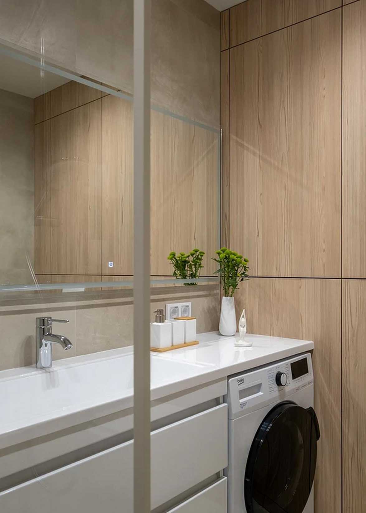 Trendi nyugalom és átgondolt funkcionalitás 35 m2-en Trendi nyugalom és átgondolt funkcionalitás 35 m2-en