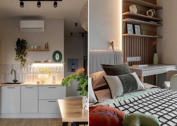 Szülők vették a lányuknak: 37 m2-es, hangulatos lakás tanulósarokkal
