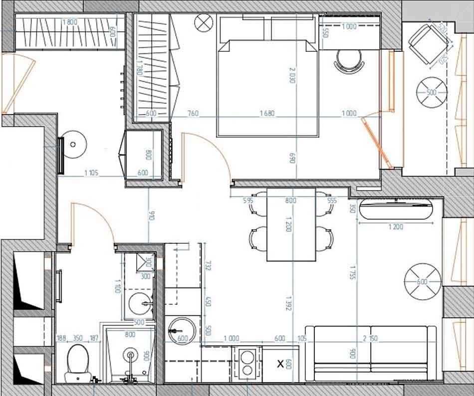 37 m2-es, hangulatos lakás tanulósarokkal 37 m2-es, hangulatos lakás tanulósarokkal