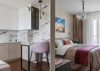 Fotogén 50 m2-es lakás modern klasszikus stílusban