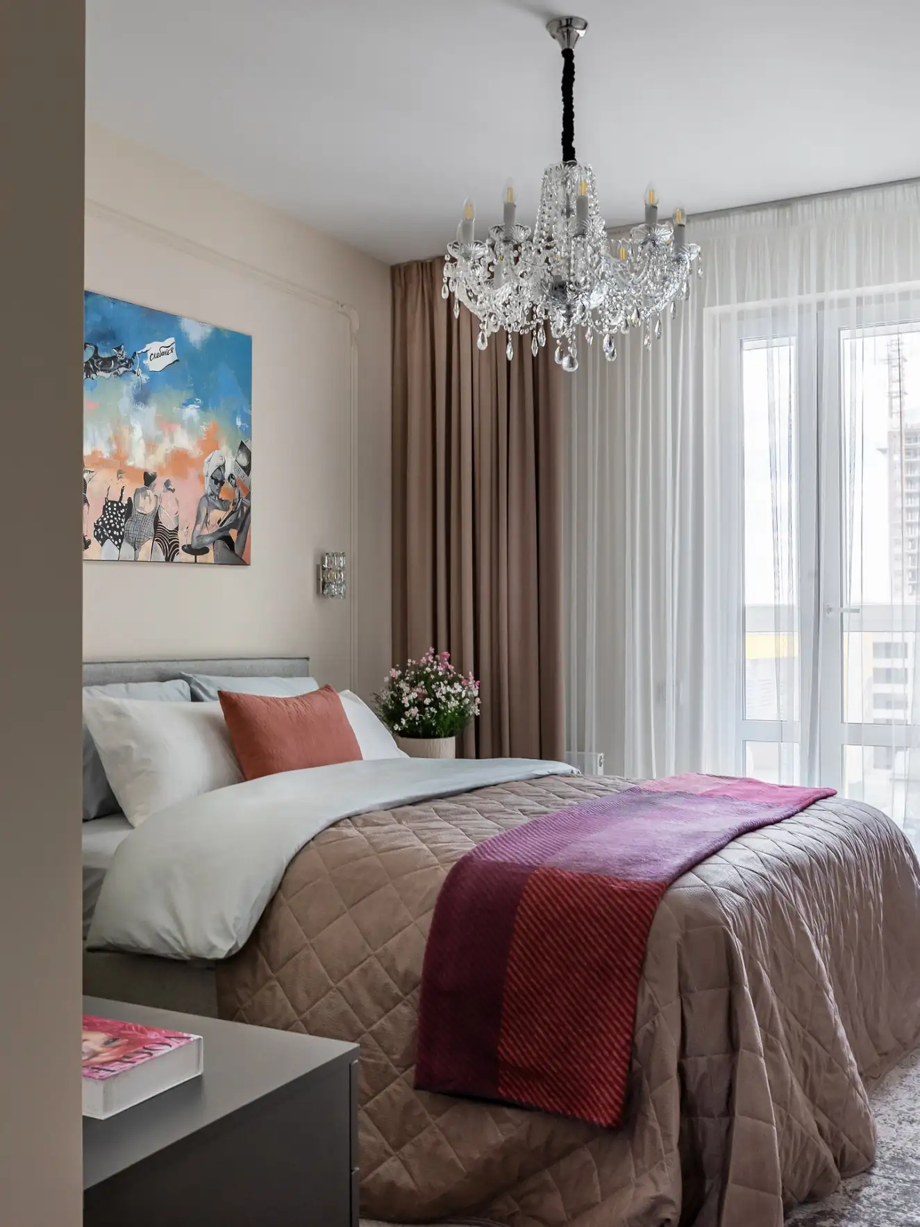 Fotogén 50 m2-es lakás modern klasszikus stílusban