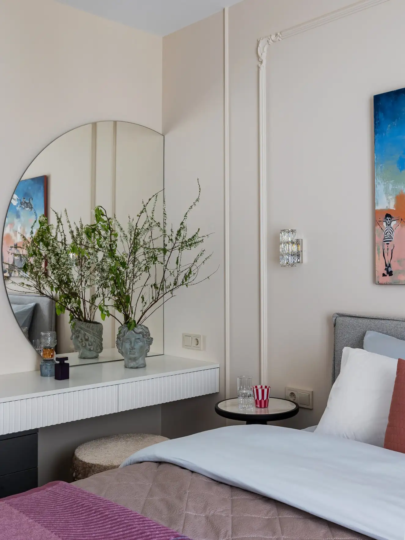 Fotogén 50 m2-es lakás modern klasszikus stílusban