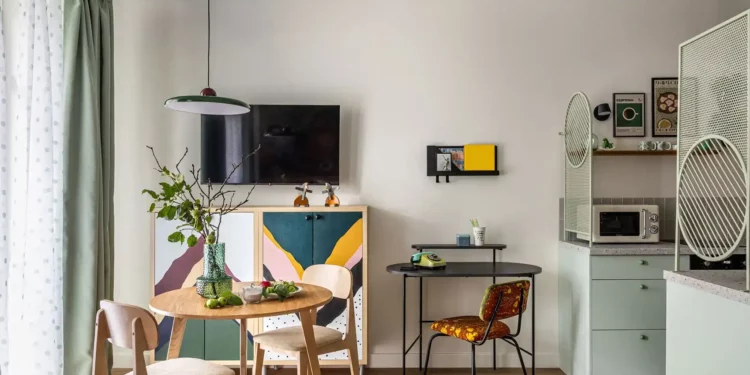 70-es éveket idéző retrosikk és maximális kényelem 30 m2-en