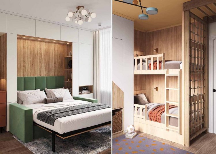 Így fért el a kétgyermekes család 54 m2-en, sok tárolóhellyel