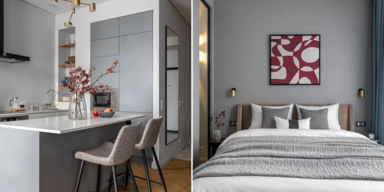 Home staging: letisztult beépítések és merész színfoltok