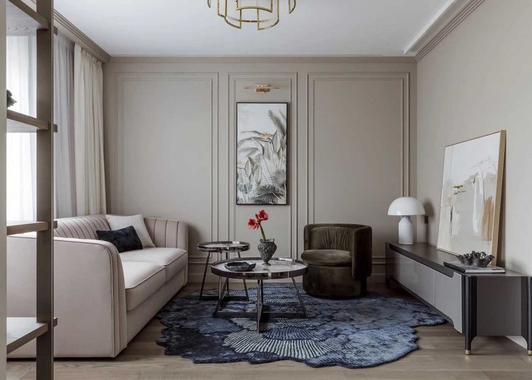 Időtálló és finom luxust sugárzó enteriőr társasházi lakásban