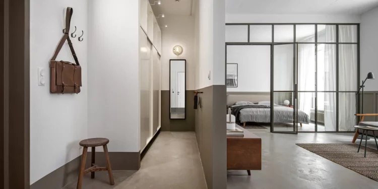 Praktikum és stílus találkozása egy indusztriális legénylakásban