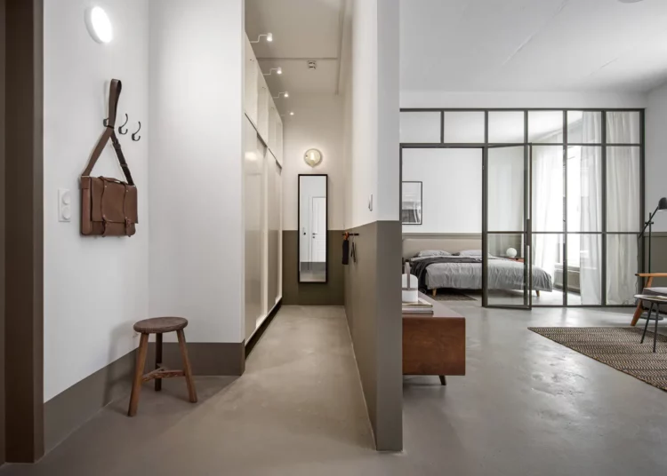 Praktikum és stílus találkozása egy indusztriális legénylakásban