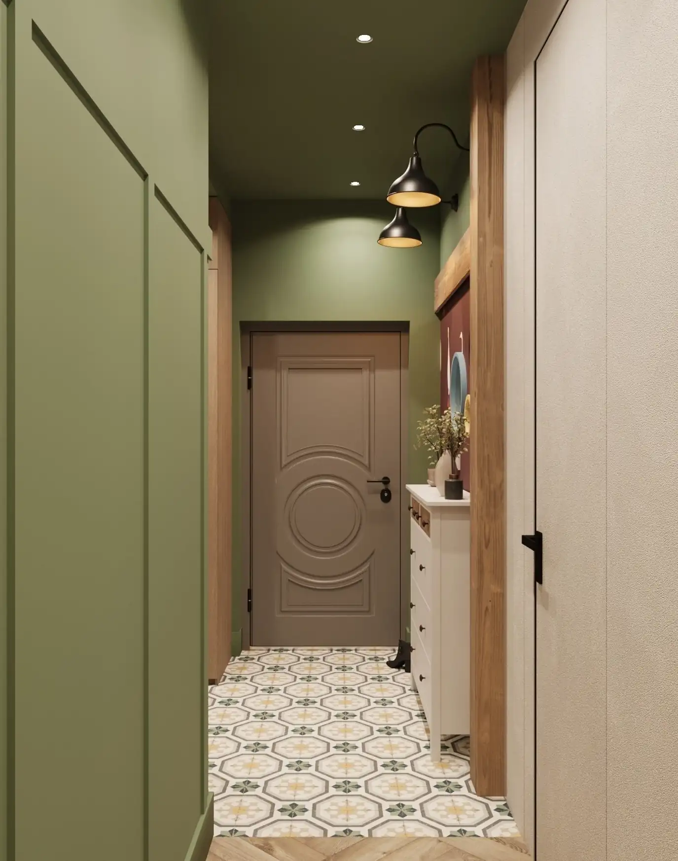 Izgalmasan berendezett, 49 m2-es otthon egy fiatal házaspárnak